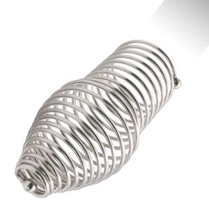 Metal Cockrings Stainless Steel Male Dick Penis Ring Cock Cage Sex Toys For Men Adult Games Products Bondage Slave Restraints