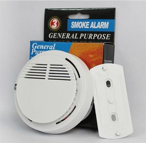 Détecteur de Fumée Alarmes Système Capteur Alarme Incendie Détecteurs Sans Fil Détachés Sécurité à Domicile Haute Sensibilité Stable LED 85DB 9V Batterie K66