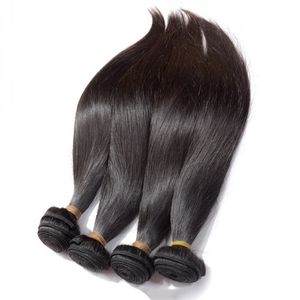 Capelli umani vergini allineati con cuticola completa Capelli brasiliani di alta qualità Capelli peruviani Onda dritta Corpo ondulato Estensioni umane reali