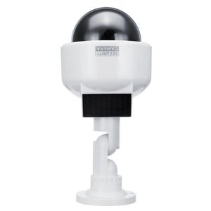 Solen Power Fake Camera CCTV Realistisk Dummy Security Cam Simulation Monitor