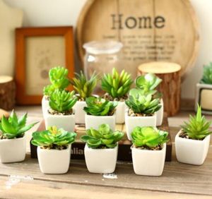 Creative home simulation succulents potted office ornaments furnishings desktop decorations restaurant living room decoration