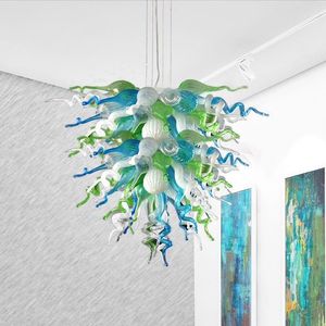 ランプ100％ハンドブロンガラスシャンデリアペンダント照明LED電球アート装飾芸術家ペンダント照明