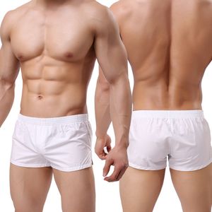 Män underkläder bomull boxare färgglada lösa shorts män trosor stora korta andningsbara flexibla shorts boxare hem underbyxor boxare hem