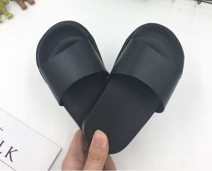 Children's slippers children's slippers solid color home soft bottom baby children's flat sandals and slippers WY778