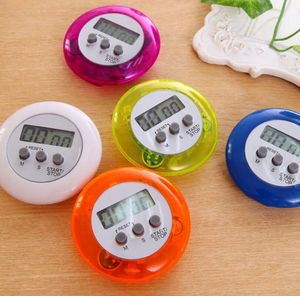 Nowość Digital Kuchnia Zegar Kuchnia Pomocnik Mini Cyfrowy LCD Kuchnia Kuchnia Dół Clip Alarm Alarmu Z DHL Free LX6299