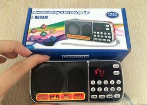 L-088AM radio with LED lights portable card speaker mini MP3 player elderly machine Explosive models of foreign trade 2020