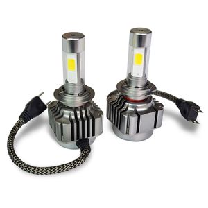 2pcs 40W 4800LM H7 LED Light Car Headlight 6000K Lampadina di conversione del veicolo