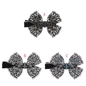 Vintage Style Bowknot Shape Headpiece Hair Clips with Beads Wedding Hair Accessories for Women Wedding Gifts