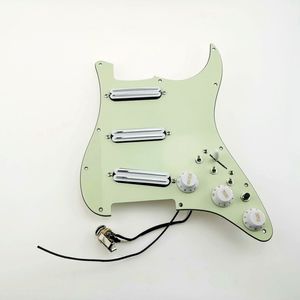 Rare High Quality ST Style SSS Humbucker Pickups Pickguard Wiring Suitable for Str Guitar 20 style combinations