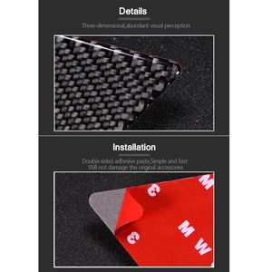 Accessories Stickers For mercedes W204 C class Carbon Fiber car modification interior button Steering Wheel car buttons covers208q