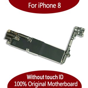 64 GB 256 GB motherboard original para iphone 8 4.7 polegada sem impressão digital sem placa de toque do sistema de identificação ios lógica frete grátis