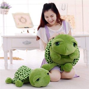 Super Cute Green Big Eyes Turtle Plush Toy Turtles Pillow Tortoise Baby Toy for Girl Children Barn's Day Gift