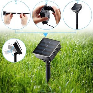 Solar 6 LED Light garden decoration Outdoor Fence Roof Up-Stair Wall Mounted Powered Gutter Yard Wall Lamp