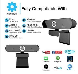 usb webcam pc 1080p hd with microphone manual focus computer camera streaming desktop webcam for skype zoom 90 degree extended view