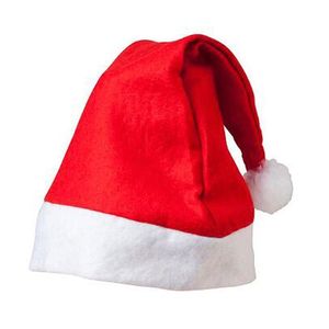 Festive Red and White Santa Hats for Christmas - Soft Plush Material, Comfortable Fit for Adults & Kids, Ideal for Holiday Costumes & Decor