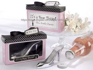 100pcs Princess High Heel Shoe Heels Shape Metal Wine Bottle Opener Openers Wedding Favors Party Unique Gifts Gift