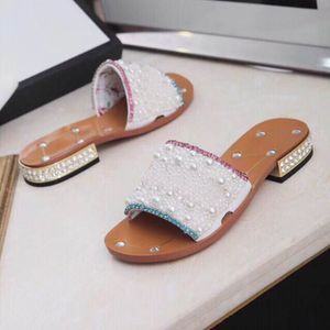 Damen-Sandalen aus Oran-Leder, Mules für Mädchen, Straßenmode, flache Hausschuhe mit offenem Zehenbereich, Flip-Flops, Größe Euro