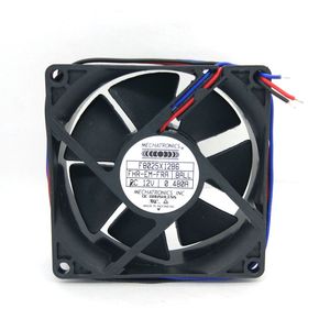 Novo Original F8025X12B6 80*80*25MM DC12V 0,48A Rolamento de esferas Tacômetro Sinal ventilador de resfriamento