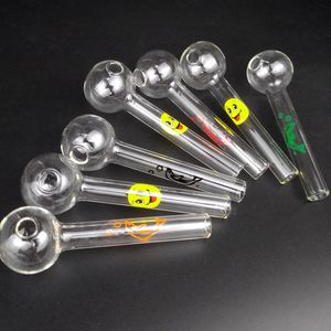 10cm Length Oil Burner Glass Pyrex Glass Oil Burner Pipe All Hand Pipes Straight Tube Smoking Pipes