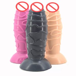Dildos Silicone Butt Plug Sug Anal Sexleksaker för kvinnor och män Anus Produkt Erotisk Anal Plug Stimulator Anal Dildo Sex Shop