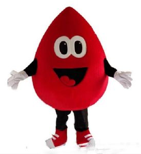 red blood drop mascot costume cartoon character fancy dress carnival costume anime kits mascot EMS shipping