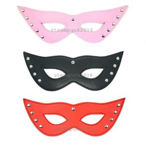 Bondage feminina sexy temperamento aberto olho máscara gato festa masquerade restrição fantasia divertido # r42