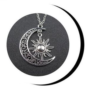 2020 women ladies sun goddess ice and fire pendant necklace hanging sun and moon fashion jewelry gift to beloved