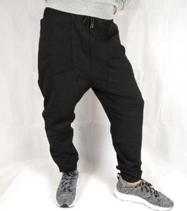 Мешковатые хип-хоп-гарем повседневные спортивные штаны для мужчин-тренировок для мальчиков-бегунов для похудения Свободные карманные брюки из хлопка Спортивная одежда Спортивная одежда XXL