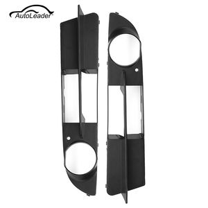 Freeshipping 2-teiliges Nebelscheinwerfergitter-Frontstoßstangenabdeckungsset für BMW E60 E61 NON-SPORT 2003-07