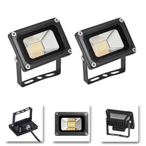 Proiettori Luci 2 pezzi 10 W LED luce di inondazione bianco caldo 12 V per illuminazione esterna