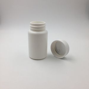 100pcs/lot 100ml HDPE Refillable Capsules Container Bottles Childproof Cap Pill Bottles