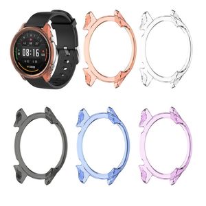 Ultra-tunt TPU Protective Case för Xiaomi Watch Färg Soft Protector Cover Shell Full Protection Frame grossistpris