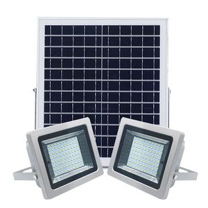 Edison2011 2 in 1 Solar Floodlight 80 LED x 2ダブルヘッドランプ屋外屋内ソーラーライトガーデンパスストリートランドスケープ用