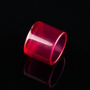 Ruby Insert DAB -tillbehör tjock för vattenpipa 2mm Bottom Flat Top Quartz Banger Glass Bong Water Pipes