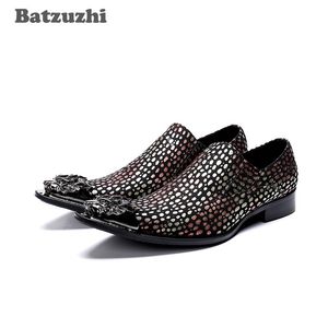 Batzuzhi Italien Typ Männer Kleid Schuhe Spitz Luxus Leder Kleid Schuhe Männer Multi Farbe Party Hochzeit Schuhe zapatos de hombre