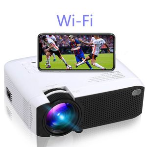Wholesale best androids phones for sale - Group buy Best Gifts D40W WiFi Projector For phone support android ios system Home Cinema Theater Portable mini Projector Free Shippping By DHL