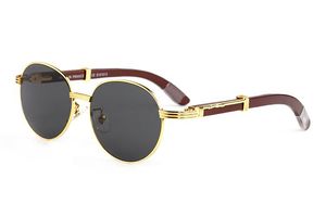 Wholesale-Brand Designer Round Metal Sunglasses Men Women Steampunk Fashion Retro Vintage Sun glasses