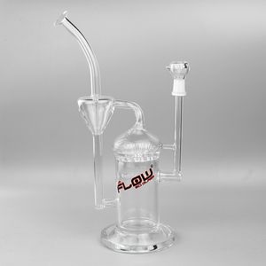 JM Flow Sci Glass Mega «Tornado» с Inline Perc Recycler 14mm Мужской сустав 13,7 дюйма высокий