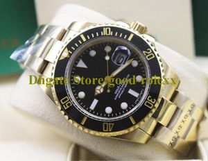 3 Colors Watches Luxury Mens Automatic Watch Men Blue Black Ceramic Bezel Dial Dive Crown Luminous Yellow Gold Sport 116618 Wristwatches