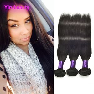 Brazilian Virgin Hair 3 Bundles Straight Human Hair Bundles 3 Pieces/lot Silky Straight 10-30 Inch Double Hair Extensions