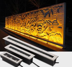 Wodoodporna naziemna światło Outdoor ogród podłogi Light Light Lights schody zakopane podziemne wnękowe ściany ścienne AC85-265V 12V