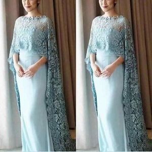 2020 Vintage-Kleid für die Brautmutter mit Spitzenmantel, formelle Festzug-Hochzeitsparty-Kleider, Hochzeitsgastkleider 2019