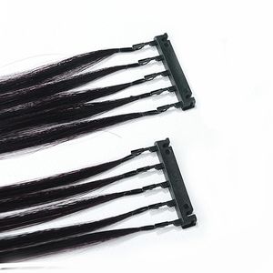 2020年の新しい第二世代製品6 Dチップの毛延ばすための高速髪の延長されたレミープリボンドIチップループマイクロリングヘア100g