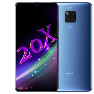 원래 Huawei 메이트 20 x 4g LTE 휴대 전화 8GB RAM 256GB ROM Kirin 980 Octa 코어 안드로이드 7.2 