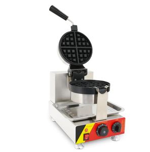 Livsmedelsbearbetning Mini Rotate Waffle Maker Commerical Stainless Steel Wafer Baker Machine