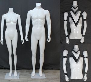 Alta Qualidade Branco Cor 3D Mannequin modelo 3D para exibição Foto