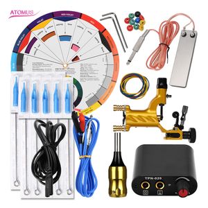 Accessories Equipment Motor Gun Kit Set Pro Art Tattoo Kit Pen Machine Cartridge Motor Gun Complete Rotary Machines Complete Set