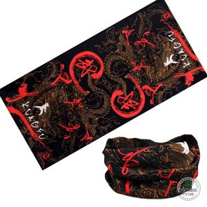 Magic Poliester Bandana Mikrofibra Naklejki Naklejki Naklejki Bez szwu Tubular Hidżab Neck Tube Sports Scarf Maska Motocykl Kerchief YD0047