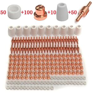 Freeshipping 210X Air Plasma Cutter Consumables Electrode Tip Kit For Torch Pt-31 Lg-40 Cut50