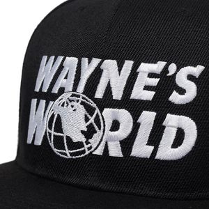 Fashion-Wayne's World Hat Costume Waynes World Baseball Bonés Unisex Earth Hats Bordados Trucker Dad Hat Unisex Cap